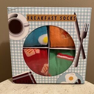 Breakfast Sock Novelty Gift Set